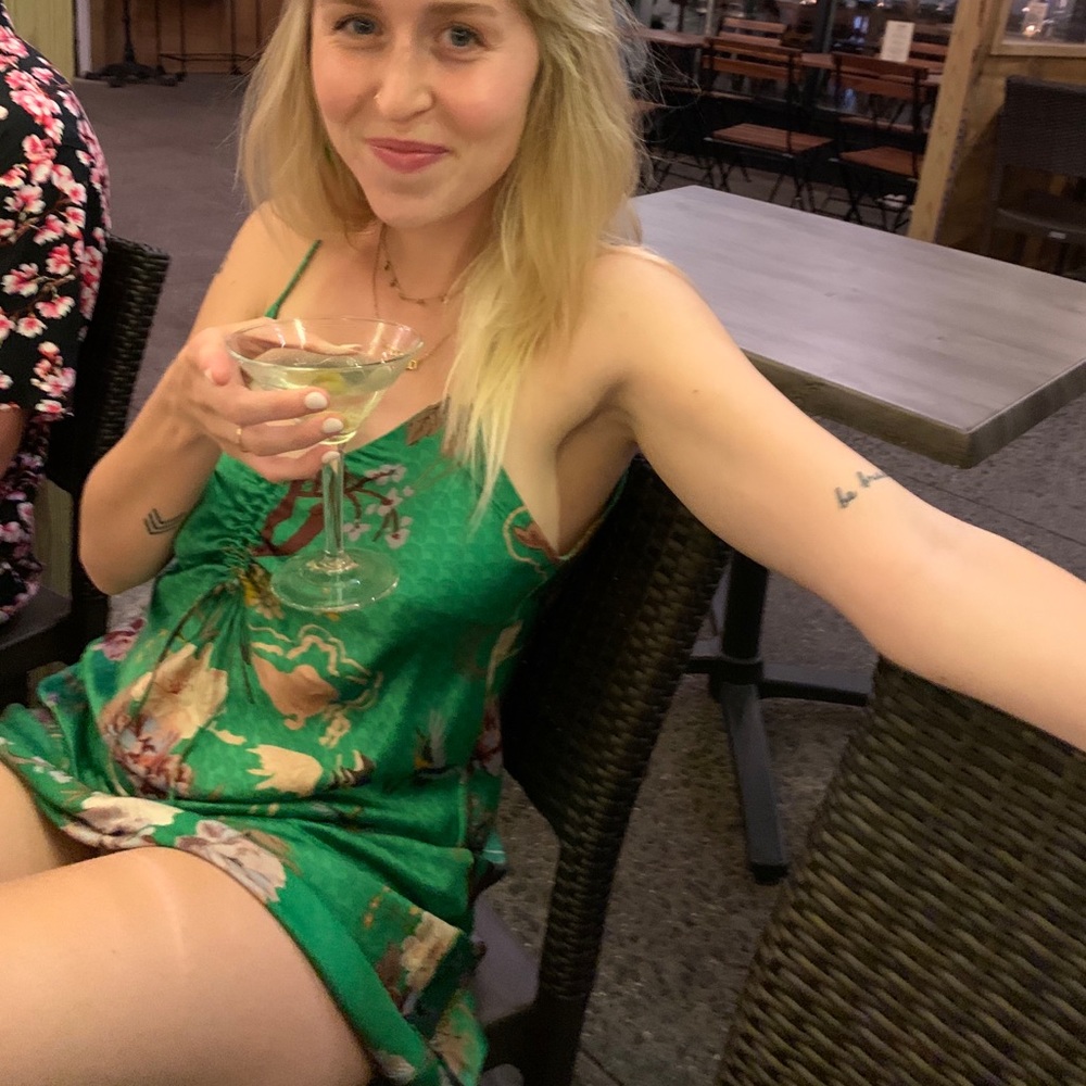 Jade Green Zara Slip Dress